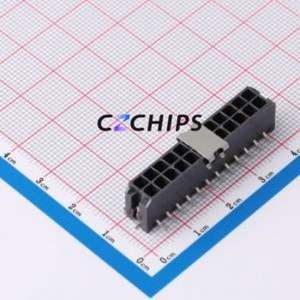 HC-MX3.0-2*12ALT-05 Wire-to-<b>Board</b> <b>Pin</b> Header SMD,P=3mm Connector 2x12P 3mm Vertical Mount Micro-Fit (MX 3.0) - Product Image 1