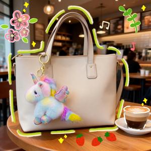 Almohada de Peluche Suave de Unicornio con Diseño de Alas, Novedad, Regalo de Moda de Halloween para Niñas y Novias - Product Image 4