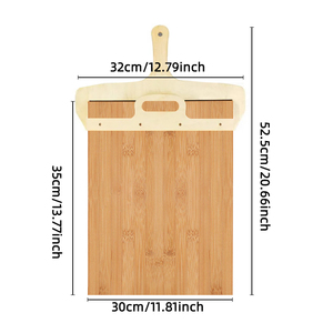 Vendita calda in legno antiaderente in legno multifunzione Pizza pel scorrevole con manico - Product Image 6