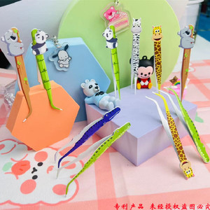 Promotion de nouveaux produits : pinces à pointe arrondie en acier inoxydable, clips créatifs pour journal DIY, accessoires de chaîne de perles Guka. - Product Image 5