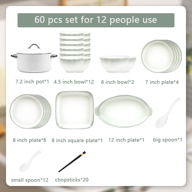 blanc-60 pièces