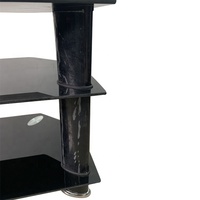 Meuble TV moderne en verre de qualité supérieure, prix d'usine, table LED