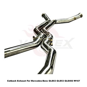 Vortex Overseas-Distributor Preferred Stainless Piping For Mercedes-Benz GLE63 GLE53 GLE450 W167 - Product Image 5
