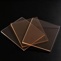 Clôture de sécurité industrielle sur mesure, plaque en polycarbonate durable de couleur marron