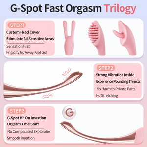 2025 rilascio rosa due motori giocattolo del sesso stimolante vibratore clitorideo con 10 potenti modalità di vibrazione per le donne V44 - Product Image 5