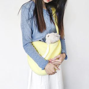 Large Canvas Pet <strong>Carrier</strong> - Handheld, Crossbody &amp; <strong>Shoulder</strong> Bag for Cats &amp; <strong>Small</strong> <strong>Dogs</strong> - Product Image 1