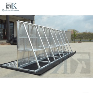 Barrières de scène pliantes en aluminium 1m*1.25m*1m pour spectacles - Product Image 2