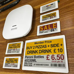 Etiquetas de precio digitales de cuatro colores de 2.13 pulgadas, etiquetas electrónicas para estantes, etiquetas de exhibición para tiendas, supermercados y almacenes, sistema ESL. - Product Image 2