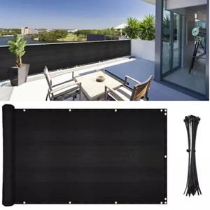 <span class=keywords><strong>Malla</strong></span> de Privacidad <span class=keywords><strong>para</strong></span> Balcón de HDPE, Estabilizada contra Rayos UV, Protección Contra el Viento, con Ojales y Bridas <span class=keywords><strong>para</strong></span> Apartamentos, Patios y Terrazas - Product Image 2