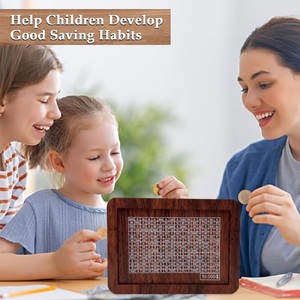 Hucha reutilizable de 10K USD para adultos y niños, con caja de retos de <span class=keywords><strong>ahorro</strong></span> y seguimiento de objetivos, tipo caja fuerte para efectivo - Product Image 4