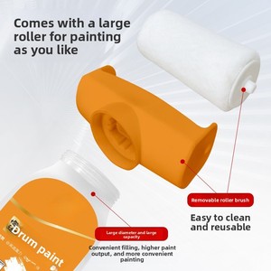 <span class=keywords><strong>Pintura</strong></span> Acrílica en Aerosol <span class=keywords><strong>de</strong></span> Gran Formato para Paredes, Base <span class=keywords><strong>Agua</strong></span>, Inodora, para Uso en Electrodomésticos, Revestimiento Blanco - Product Image 3