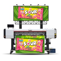 Impresora UV Locor de 1.8m, 2.5m, 3.2m con cabezal de impresión XP600 I3200, impresora UV LED de gran formato rollo a rollo, impresora digital de gran formato