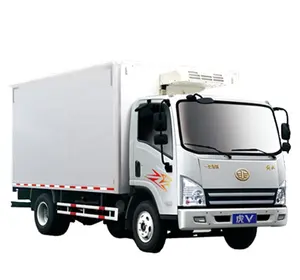 Nuovissimo FAW 6 ruote camion frigorifero auto frigorifero gancio carne furgone