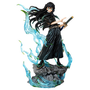 Figurine d'anime <span class=keywords><strong>Kimetsu</strong></span> <span class=keywords><strong>No</strong></span> <span class=keywords><strong>Yaiba</strong></span> <span class=keywords><strong>Tokitou</strong></span> Muichirou de 25 cm, modèle en PVC, décoration, statue, jouet de collection - Product Image 6