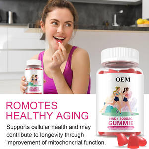 SUNI sıcak satış organik NAD takviyesi Gummies şekersiz NAD + 1000mg Vitamin B3 Nicotinamide Gummies rejenerasyon enerjisi - Product Image 3