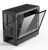 Custom Micro ATX Mid Tower PC Case Gaming Case Gamer PC Gabinete Chasis Carcasa de escritorio Cajas de computadora de vidrio templado y Torres