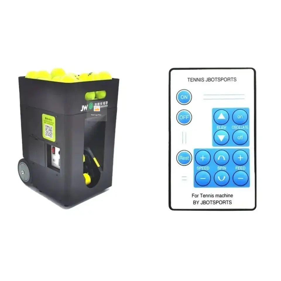 Hot Tennis Padel and Pickleball Serve Machine and Training Logo and Packaging Can Be Customized Remote Control