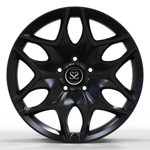 Jantes en alliage d'aluminium forgé 10.5Jx23 1 pièce, finition noir satiné pour Audi Q8 <span class=keywords><strong>RS</strong></span> - Product Image 3