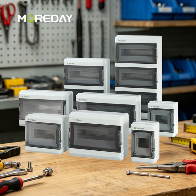 MOREDAY Outdoor Electrical Distribution Box IP65 Waterproof Enclosure MDAT 39 Way Three Row