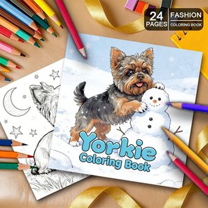 Libro para Colorear Personalizado al por Mayor de Yorkie para Adultos y Niños, Cuaderno con Páginas Personalizadas para Material Escolar y de Oficina - Product Image 4