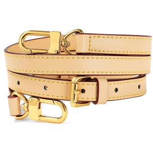 Bandoulière universelle réglable en cuir véritable avec motif monogramme robuste pour la modification de sacs - Product Image 2