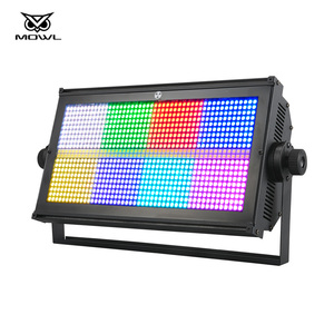 8pcs 8 + 8 đoạn 1000W 960pcs nền RGB DMX LED Strobe rửa ánh sáng với trường hợp chuyến bay cho sân khấu DJ Bar Disco - Product Image 6