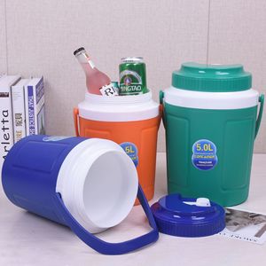 Modern PE malzeme buz kovaları varil yalıtımlı kapak taşınabilir seyahat soğuk içecekler bira kokteyl için soğutucu kutu 24 saat soğutma - Product Image 2