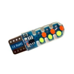 Ampoule de plaque d'immatriculation LED T10 RGB COB SMD, nouvelle lampe de lecture à flash stroboscopique avec gel de silice - Product Image 3