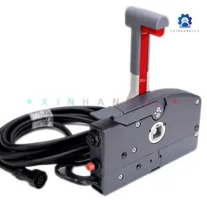 703-48203-15 Boat Remote Control Box With 7Pin Wire Harness Push To Open For Yamaha Outboard Motor