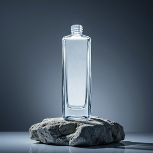 Tùy Chỉnh vuông Whisky chai thủy tinh nước giải khát rượu rum rượu Vodka nước trái cây có cồn với kính nắp - Product Image 5