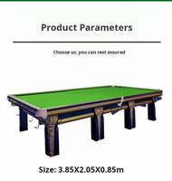 Table de snooker de marque Star 12 pieds entreprise d'approvisionnement direct élégante et durable de style russe