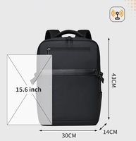 Sac à dos de voyage multifonctionnel imperméable tendance, grande capacité, sac d'école antivol, sac à dos pour ordinateur portable unisexe