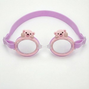 Lunettes de natation pour enfants Bonce Sport Anti-buée, lentilles transparentes étanches, monture en PC/silicone, forme d'animal de dessin animé - Product Image 4