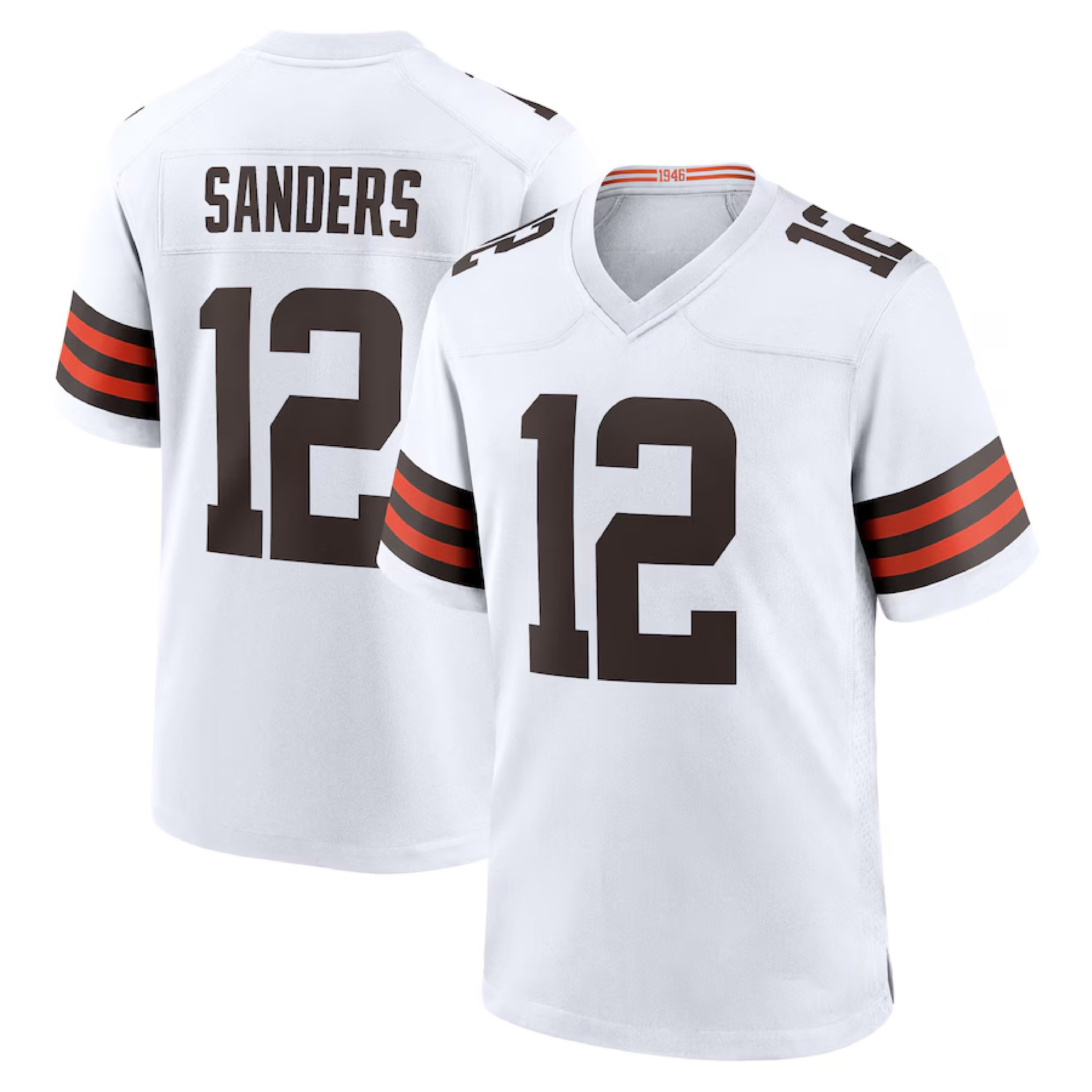 12# Shedeur Sanders White-1