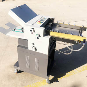 Machine à plier le papier à aspiration entièrement automatique et économique, format A3/A4, 4 peignes, moteur haute précision, 130 m/min - Product Image 2