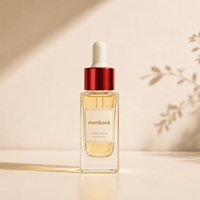Flacon compte-gouttes en verre épais de 10 ml avec boîte en papier rouge, flacon échantillon compte-gouttes, fournisseur d'usine de cosmétiques, logo personnalisé, OEM ODM