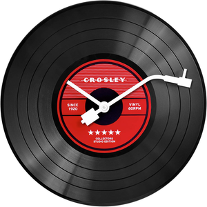 Im Lặng Đồng Hồ Treo Tường Cơ Chế Với Sang Trọng DIY Vinyl Ghi Máy Nghe Nhạc Đồng Hồ Treo Tường Tay Kit Kim Loại Đồng Hồ Tay - Product Image 3