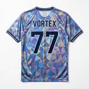Camiseta de Fútbol Unisex sin Mangas con Cuello en V, 100% Poliéster, Transpirable, Uniforme de Fútbol con Malla, Absorbe la Humedad, Impresión por Sublimación - Product Image 6
