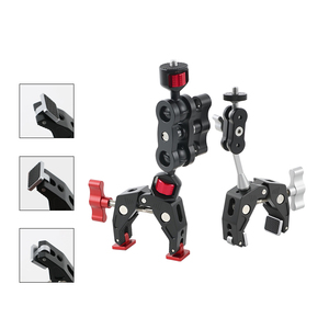 Kẹp đa năng bằng hợp kim nhôm cố định cho máy ảnh, điện thoại, giá đỡ ống kính, kẹp chữ C, cần xoay đa năng tương thích với giá đỡ GoPro - Product Image 3