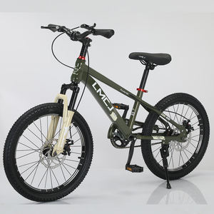 Vélo VTT pour enfants 18/20/20 pouces avec suspension avant, pour garçons et filles, vitesse unique, frein à disque, suspension avant, jaune et bleu, cyclisme sportif - Product Image 3