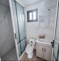 Maison modulaire isolée de 30 pieds sur 40 pieds, construction de maison préfabriquée en conteneur pour dortoir de travailleurs sur chantier