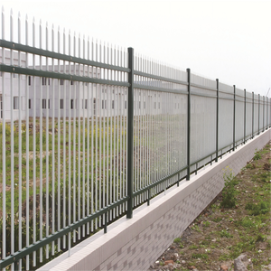 Clôture en métal de couleur personnalisée ZD, treillis de jardin, portails, sécurité, <span class=keywords><strong>fer</strong></span> forgé, anti-corrosion, cour, panneau de clôture ornemental - Product Image 1