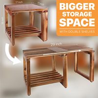 Repose-pieds en bambou moderne pour enfants, marchepied, tabouret de douche, banc, chaise, repose-pieds ergonomique pour meubles de salle de bain