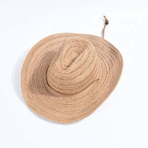 Chapeau de cowboy occidental en papyrus d'été pour hommes et femmes, chapeau de soleil en paille pour usage quotidien en extérieur, voyage et vacances - Product Image 5