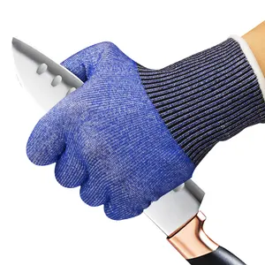 New ANSI A2 chống cắt găng tay an toàn găng tay Găng tay cắt mức kháng 5 làm việc găng tay cho nam giới