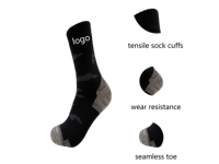 Chaussettes imperméables durables anti-bactériennes 100% Chaussettes musulmanes intérieures thermiques imperméables Pêche en plein air Cyclisme Trekking