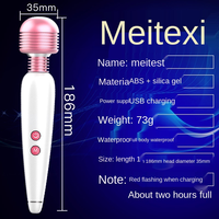 Vibromasseur féminin à fréquence variable, bâton de massage AV, œuf vibrant Dolphin, vibromasseur en forme de rouge à lèvres pour masturbation