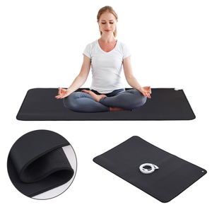 All'ingrosso personalizzato stampato allevia lo Stress e l'ansia in pelle di gomma antistatica Yoga <span class=keywords><strong>meditazione</strong></span> <span class=keywords><strong>tappetino</strong></span> di messa a terra - Product Image 1