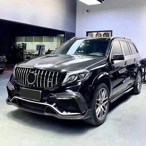 Kit carrosserie en fibre de carbone BTC de haute qualité, style B, pour <span class=keywords><strong>Mercedes</strong></span> Benz <span class=keywords><strong>GLS</strong></span> 63 X166 AMG 16-19 450 <span class=keywords><strong>53</strong></span>, lèvre avant et diffuseur arrière - Product Image 3