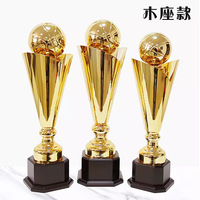 2025 Fabricant Design Qatar Champions League Trophée en métal Fabricant chinois Trophée en métal personnalisé Basketball Football
